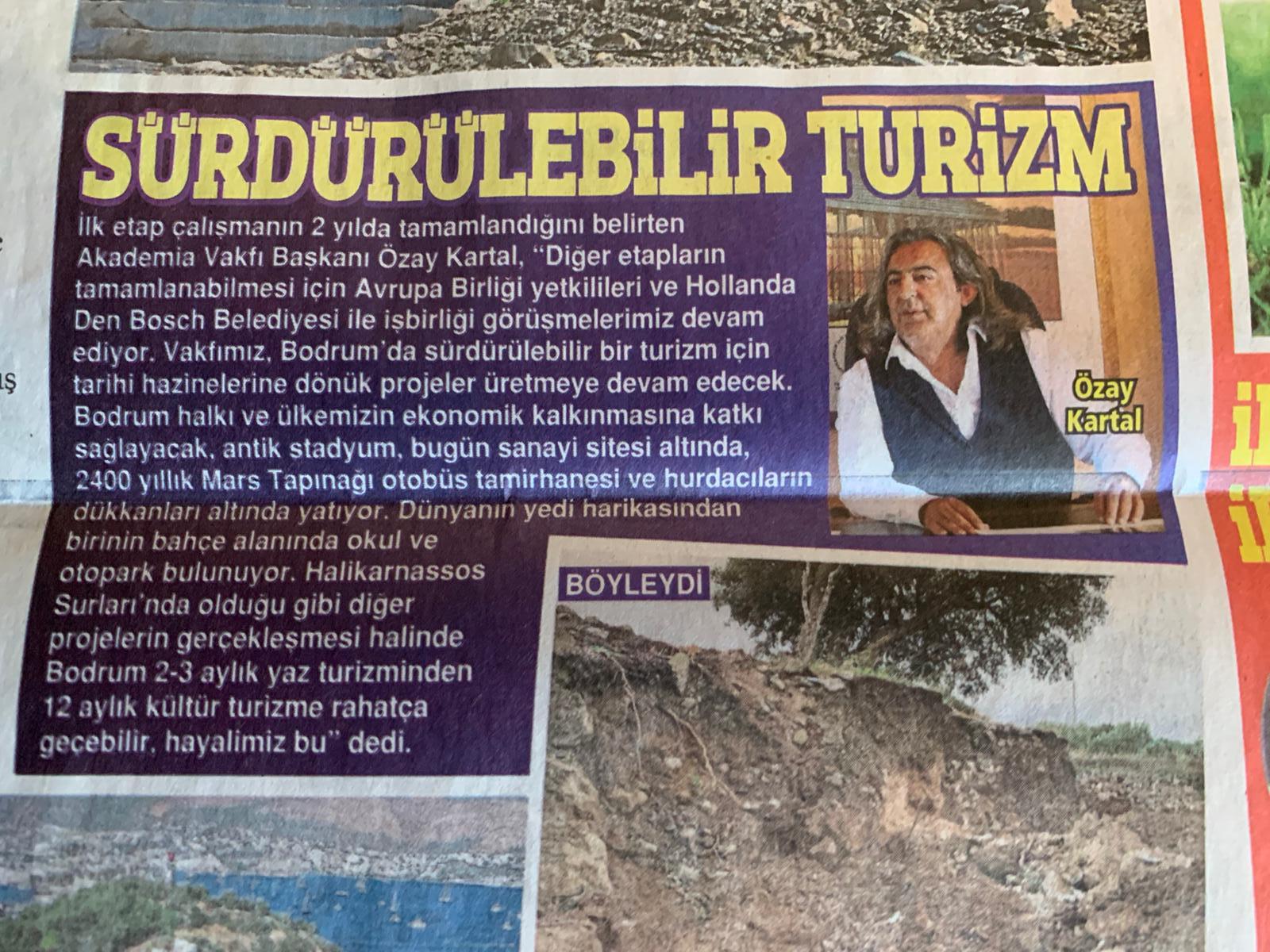 TARİH YENİDEN AYAĞA KALKIYOR! Halikarnassos Sur Duvarları, 2400 yıl Sonra Turizmin Hizmetinde
