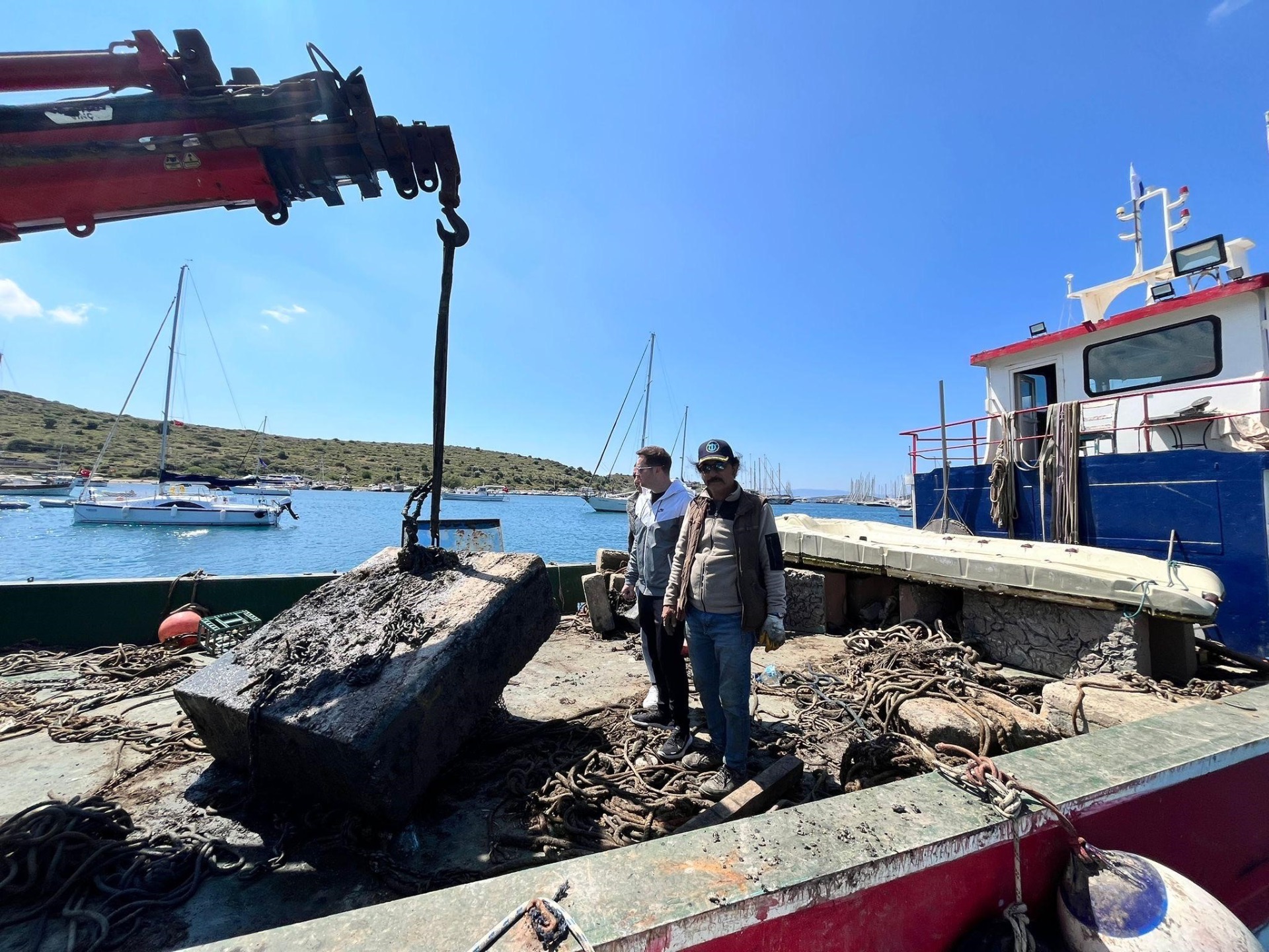 Bodrum’da tonoz temizliği sürüyor