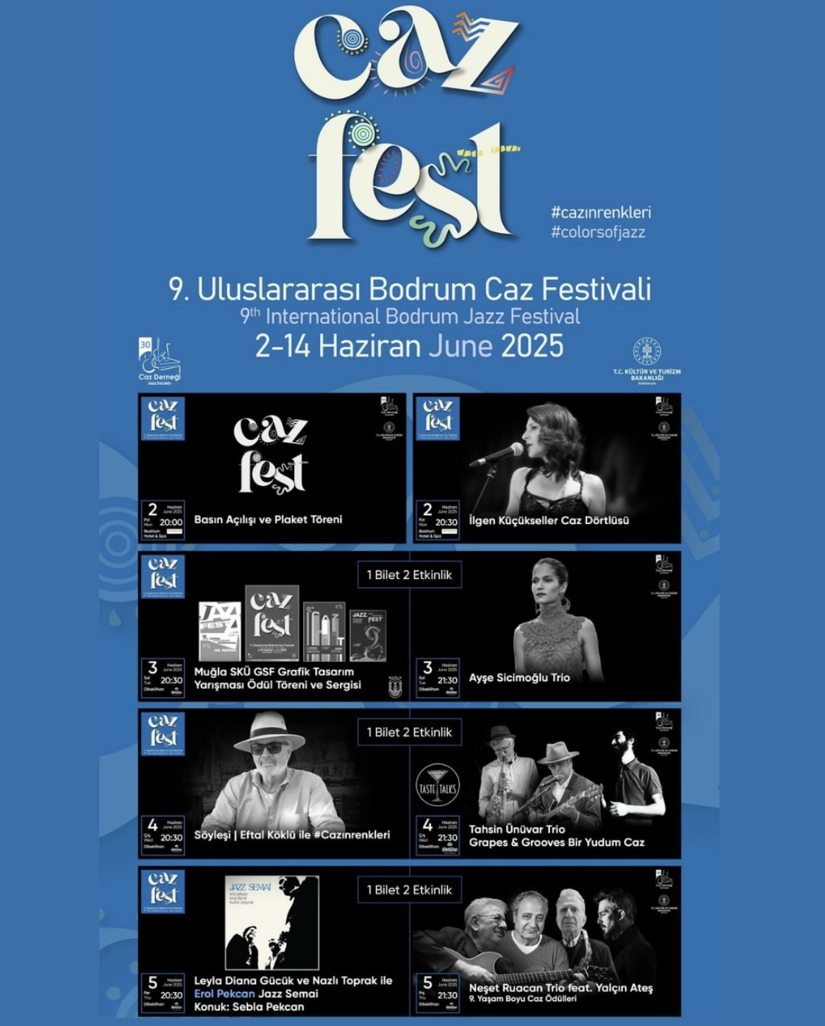 Uluslararası Bodrum Caz Festivali başlıyor