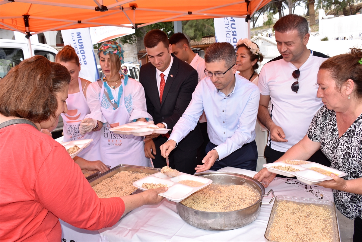 MUĞLA İLÇELERİ VE BODRUM'DA TÜRK MUTFAĞI HAFTASI ETKİNLİKLERİ RENKLİ GEÇTİ 