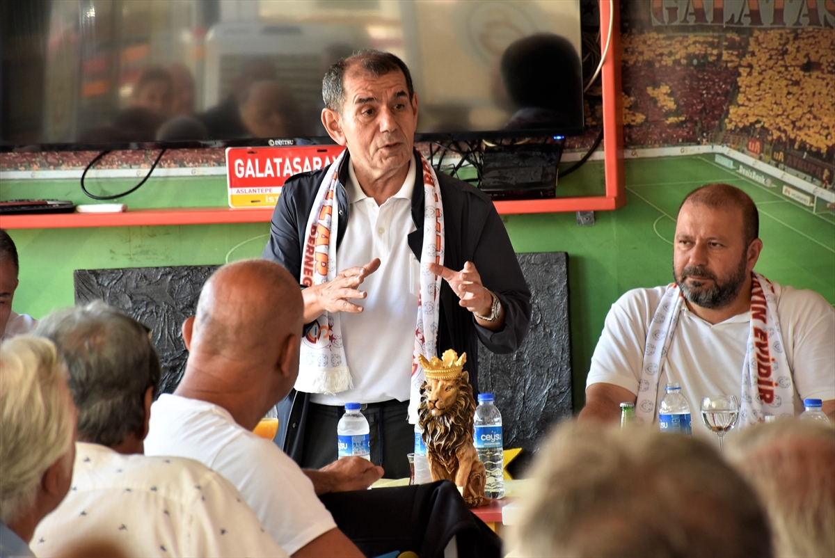 Dursun Özbek, Bodrum 1905 Galatasaraylılar Derneği üyeleriyle bir araya geldi