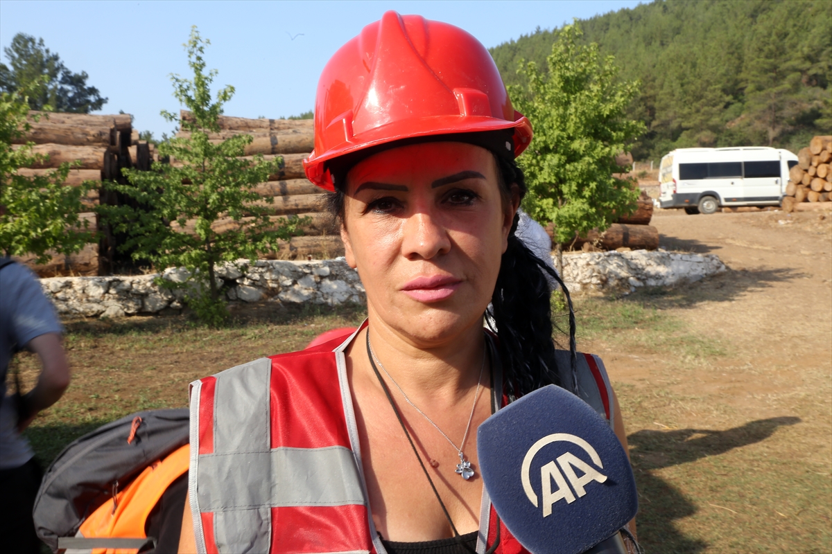 Marmaris'teki yangında mahsur kalan kirpi ve kaplumbağayı hayvanseverler kurtardı