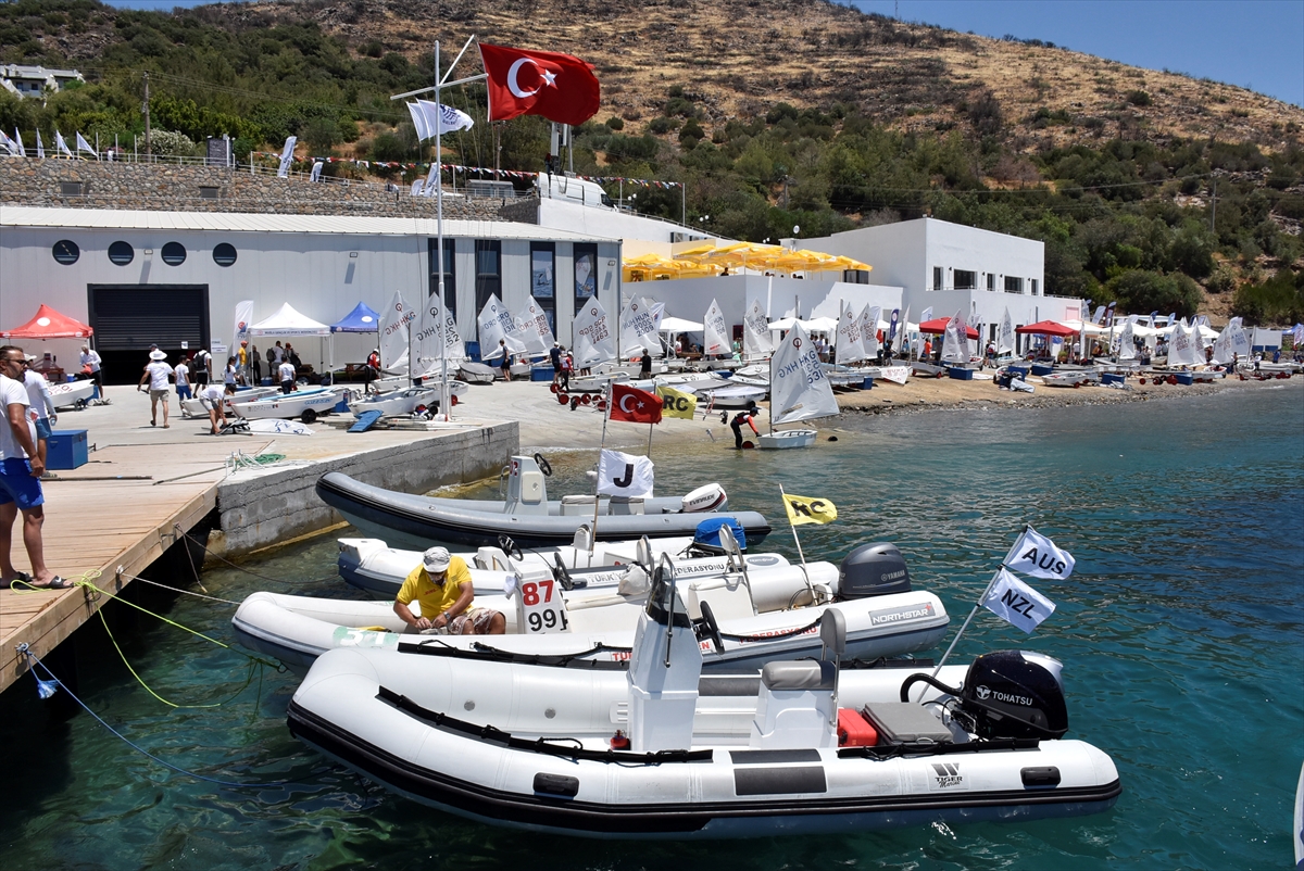 2022 Arkas Dünya Optimist Şampiyonası'nda son kontroller yapıldı
