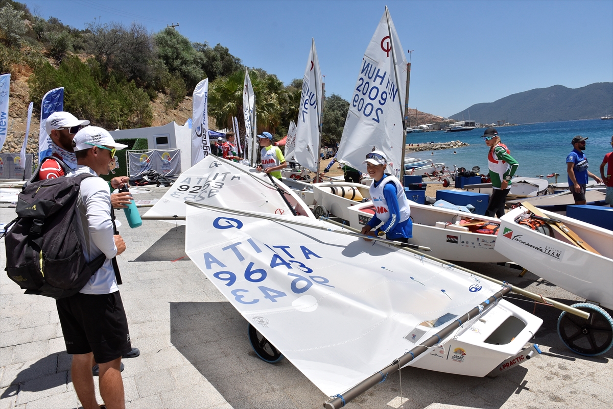 2022 Arkas Dünya Optimist Şampiyonası'nda son kontroller yapıldı