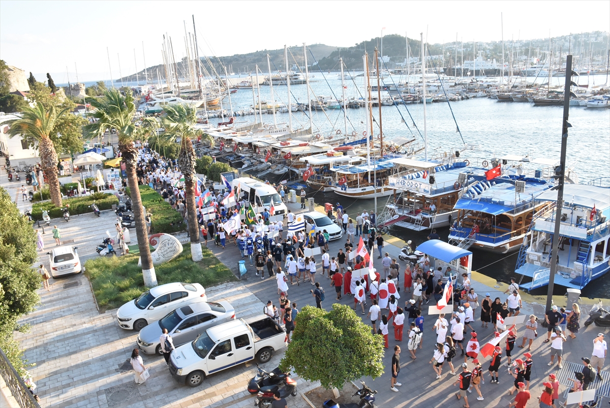 2022 Arkas Dünya Optimist Şampiyonası'nın açılış töreni yapıldı