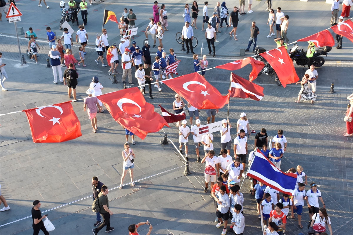 2022 Arkas Dünya Optimist Şampiyonası'nın açılış töreni yapıldı