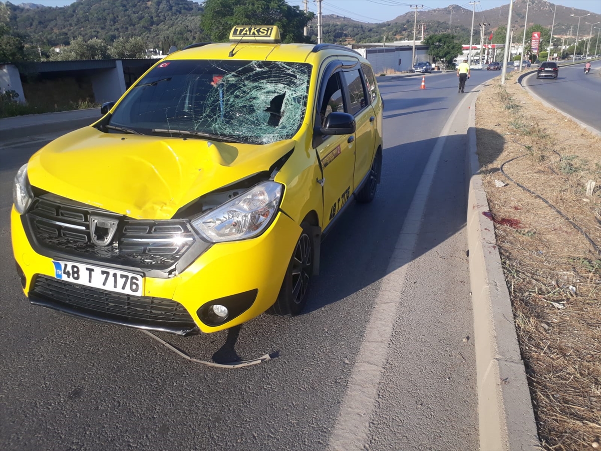 Bodrum'da ticari taksinin çarptığı çocuk ağır yaralandı