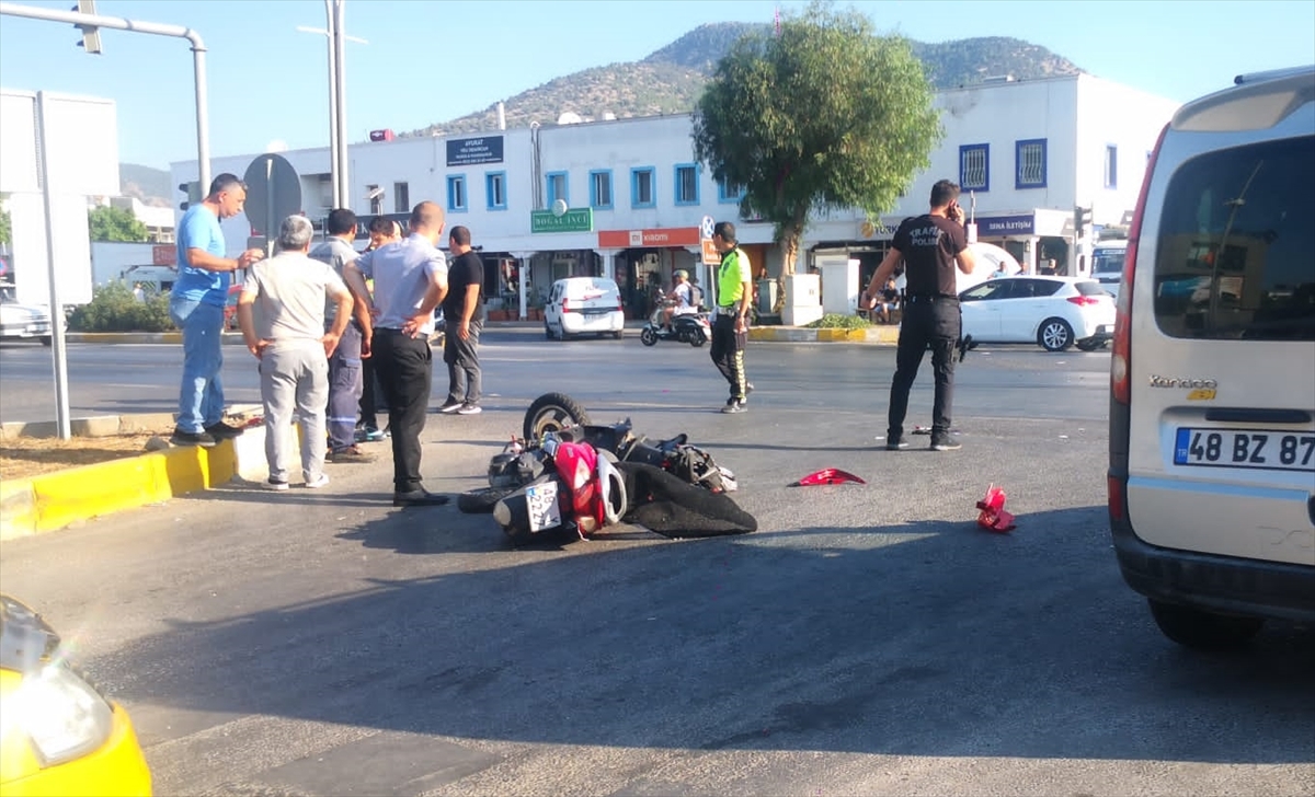 Bodrum'da kamyonetin çarptığı motosiklet sürücüsü öldü