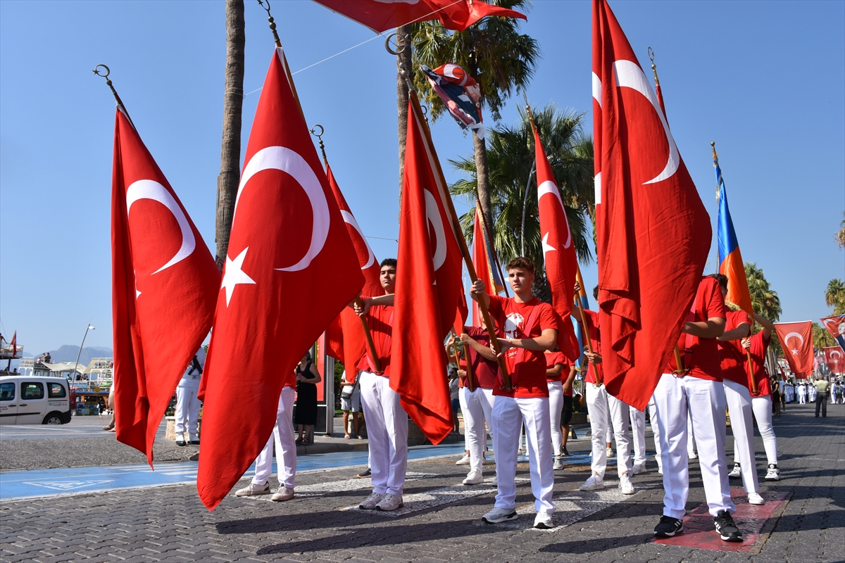 Muğla ve ilçelerinde Büyük Zafer'in 100. yılı kutlandı