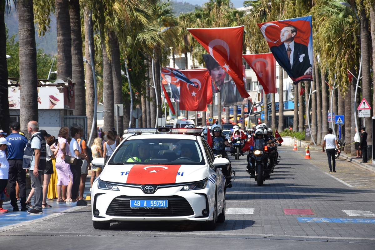 Muğla ve ilçelerinde Büyük Zafer'in 100. yılı kutlandı