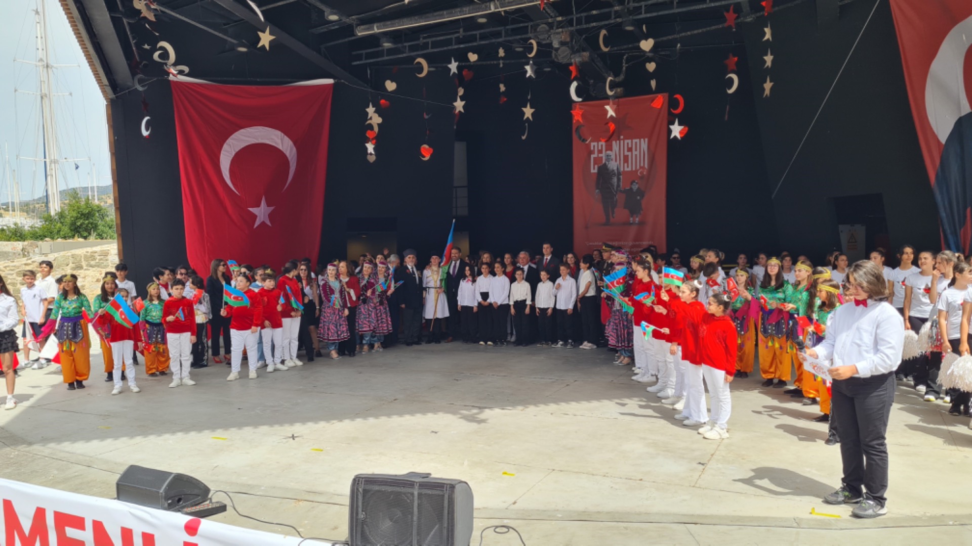 Bodrum Kalesi'nde coşkulu 23 Nisan kutlaması