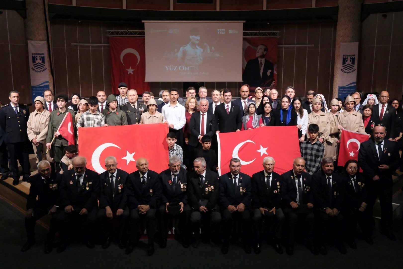 Bodrum'da Çanakkale Zaferi'nin 110. yıl dönümü kutlandı