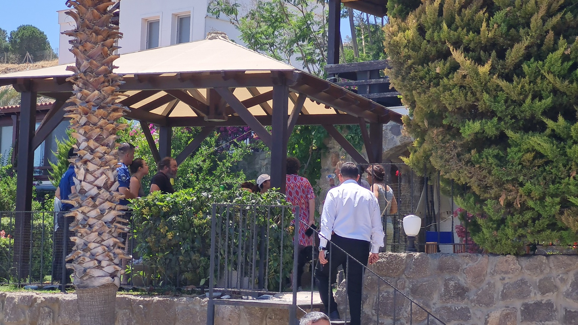 Bodrum’daki villada yangın paniği  