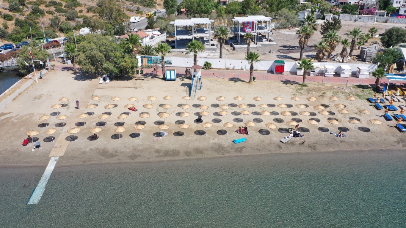 Bodrum’da halk plajları sezona hazır  