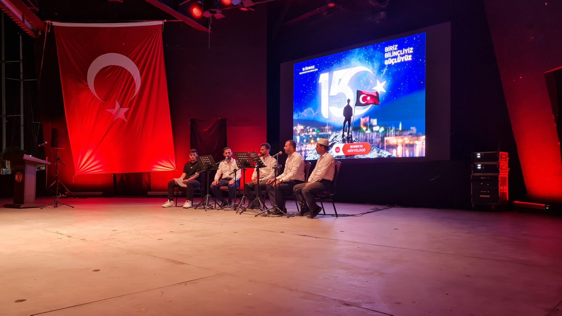 Bodrum’da 15 Temmuz Programı  Bodrum Kalesi’nde yapıldı  