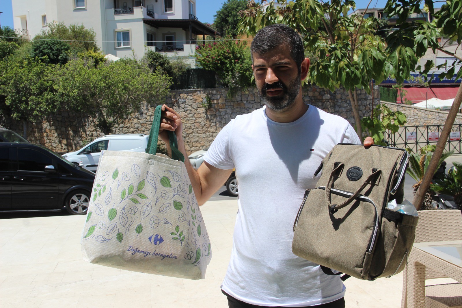 Kendileri Bodrum'a geldi, valizleri Almanya'da havalimanında kaldı