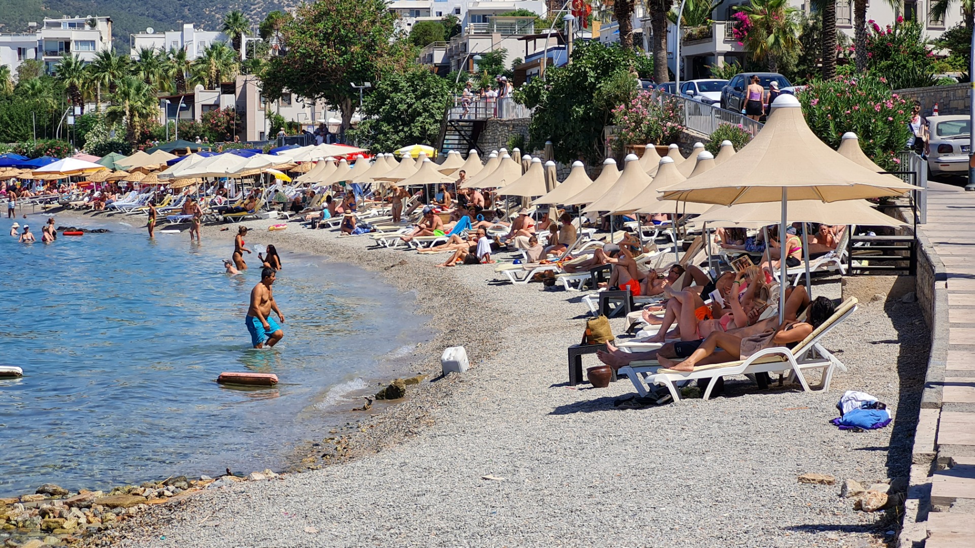 Bodrum’a 2 dev gemi birden geldi, 2 bin 804 turist getirdi