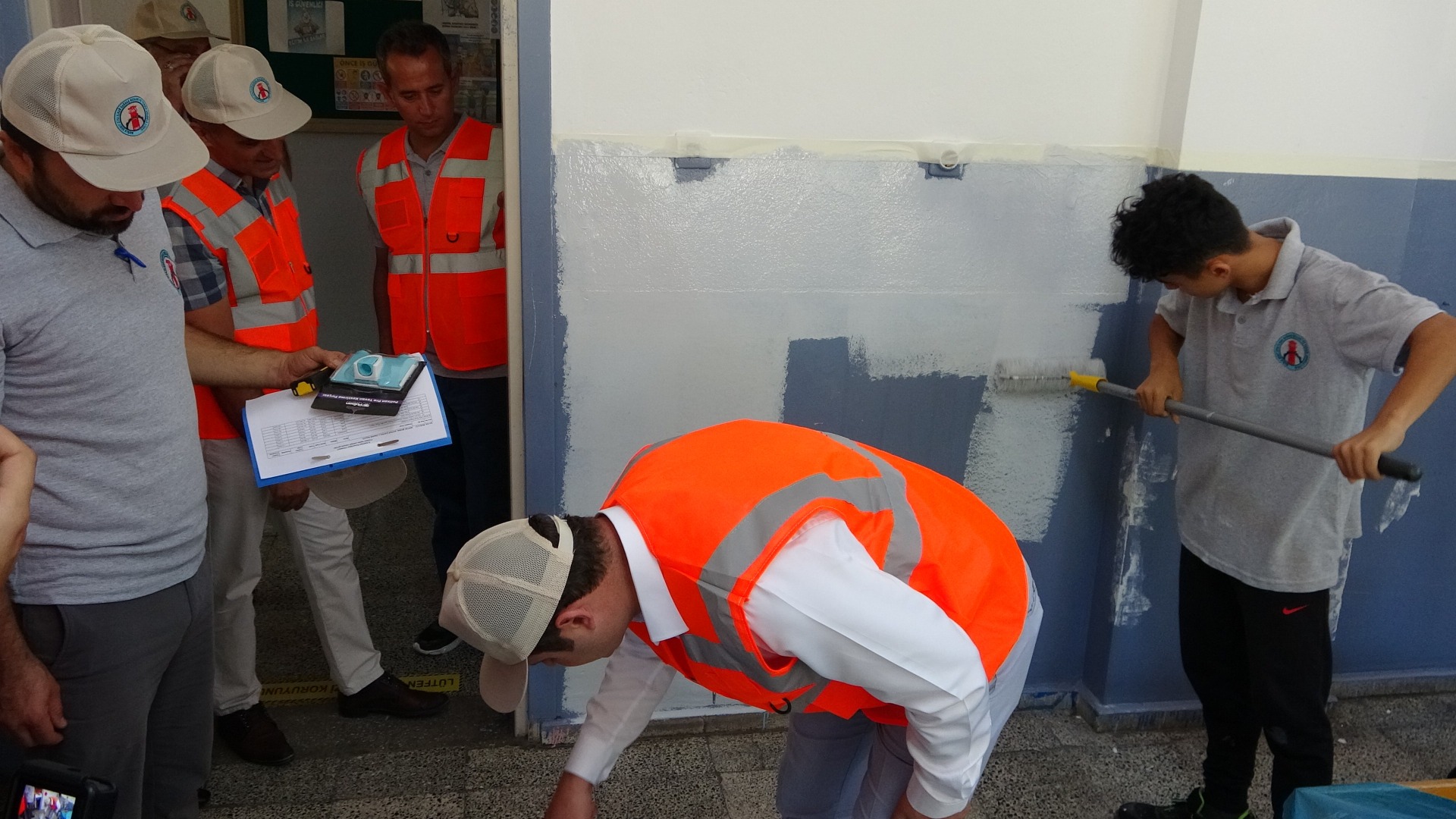 Muğla’daki okulların güçlendirme çalışmasını Meslek lisesi öğrencileri yapıyor 