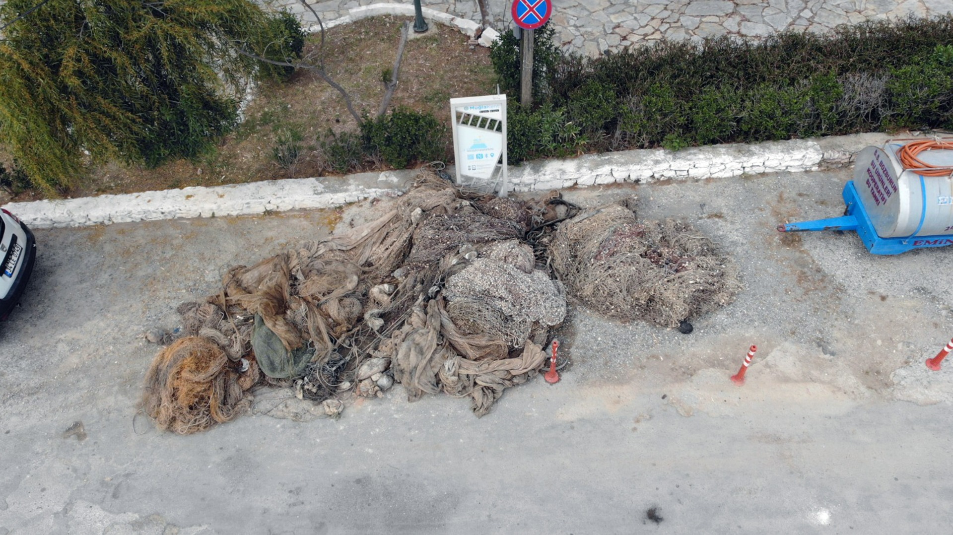 Muğla denizleri hayalet ağlardan kurtarılıyor   