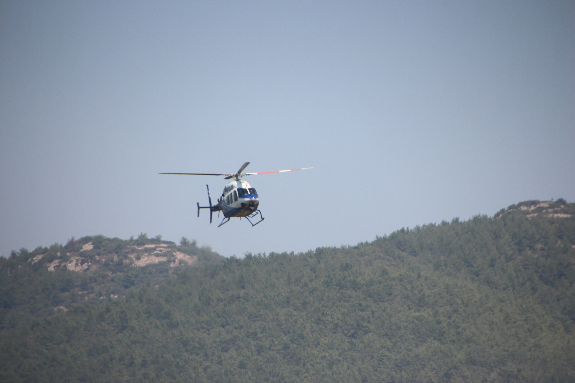 Kayıp arama çalışmalarına helikopterli destek