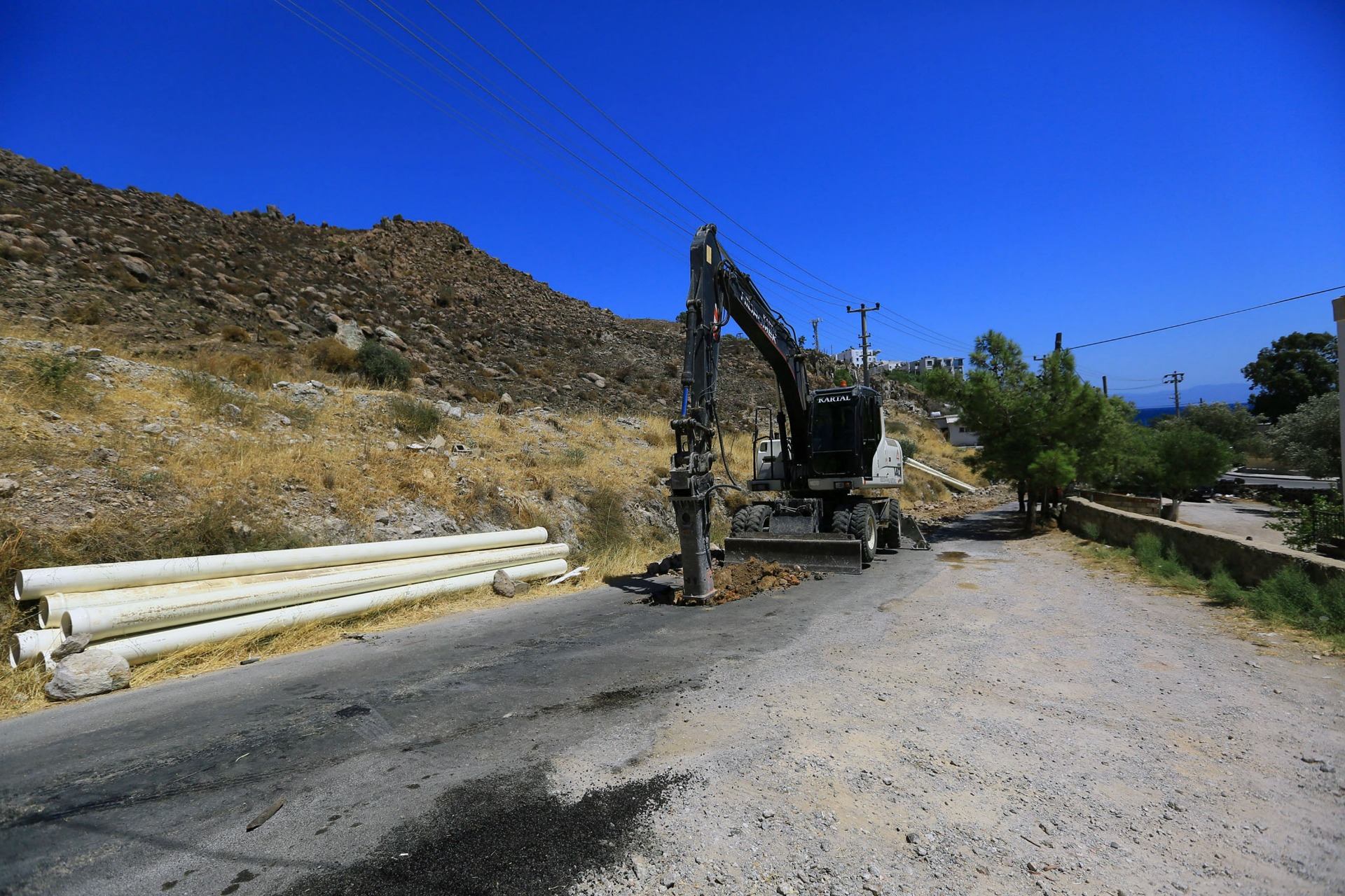 Bodrum'da su sıkıntısına çözüm arayışı: MUSKİ'den Akyarlar Kemer'e ek içme suyu