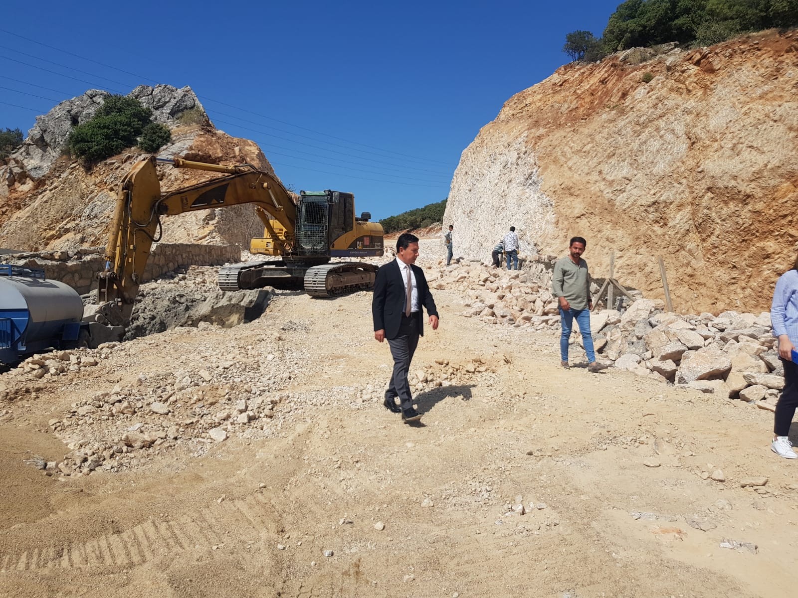Bodrum'da yeni hastane yolu yapımında sona gelindi