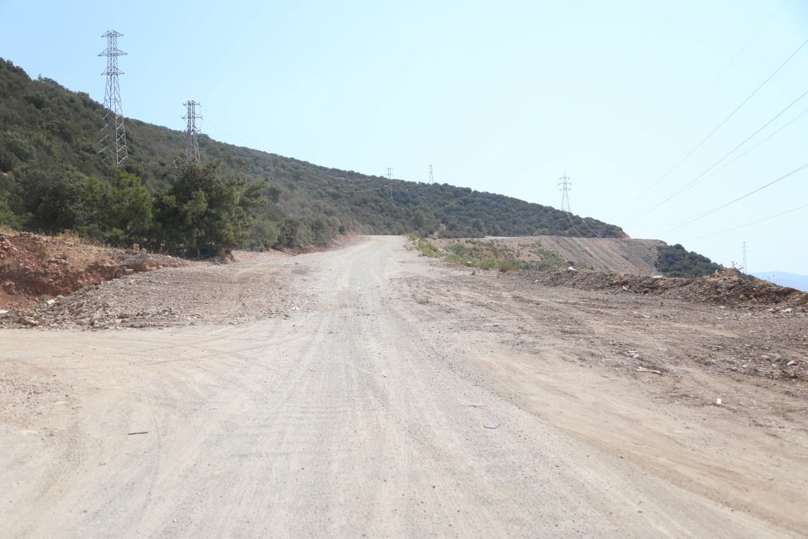 Bodrum'da yeni hastane yolu yapımında sona gelindi