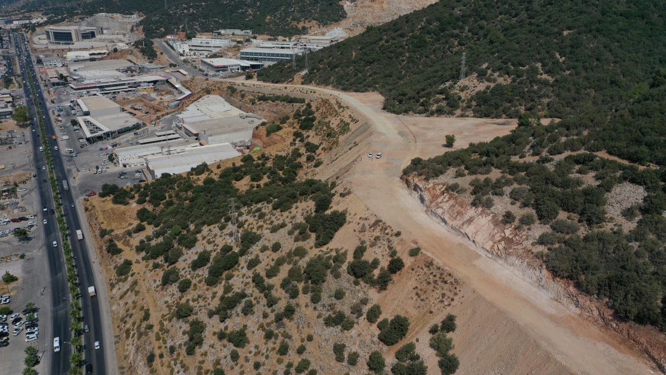 Bodrum'da yeni hastane yolu yapımında sona gelindi