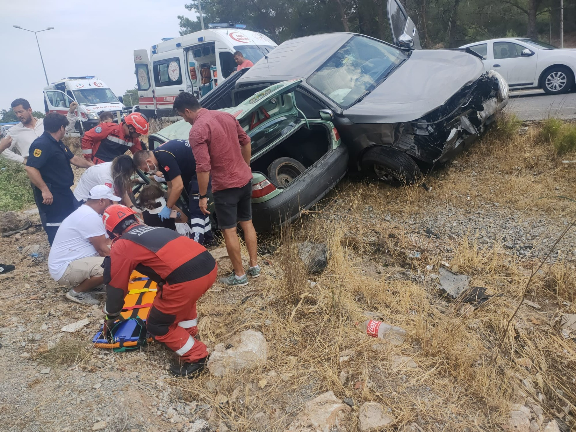 Bodrum’da trafik kazası: 3 yaralı