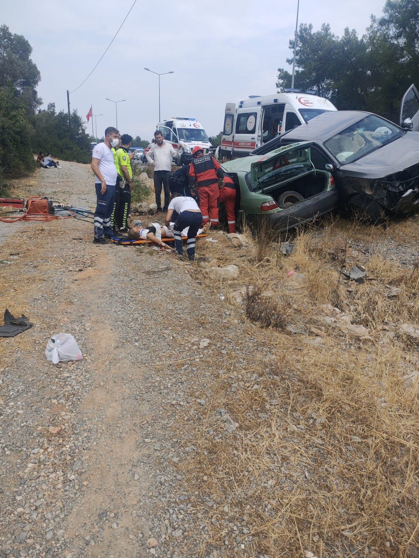 Bodrum’da trafik kazası: 3 yaralı