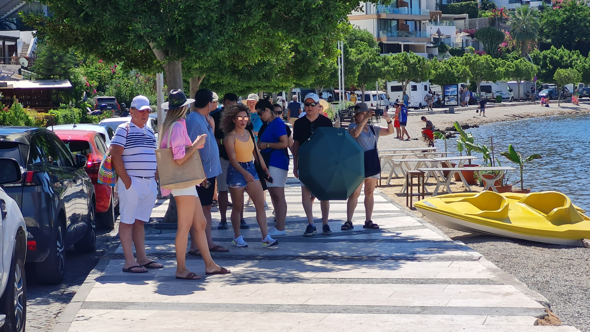 Bodrum’a 2 kruvaziyerle 5 bin 316 turist geldi