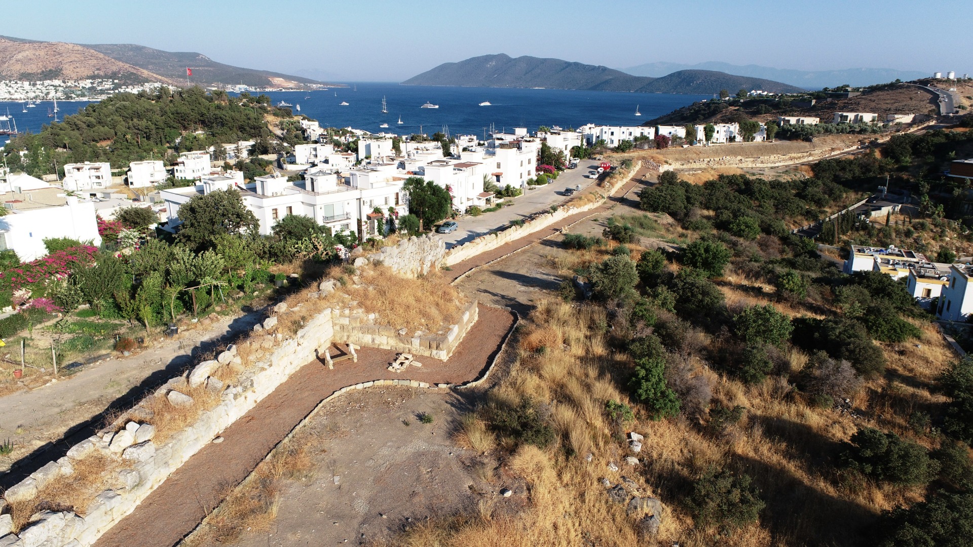 Antik Halikarnassos sur duvarları turizme kazandırıldı
