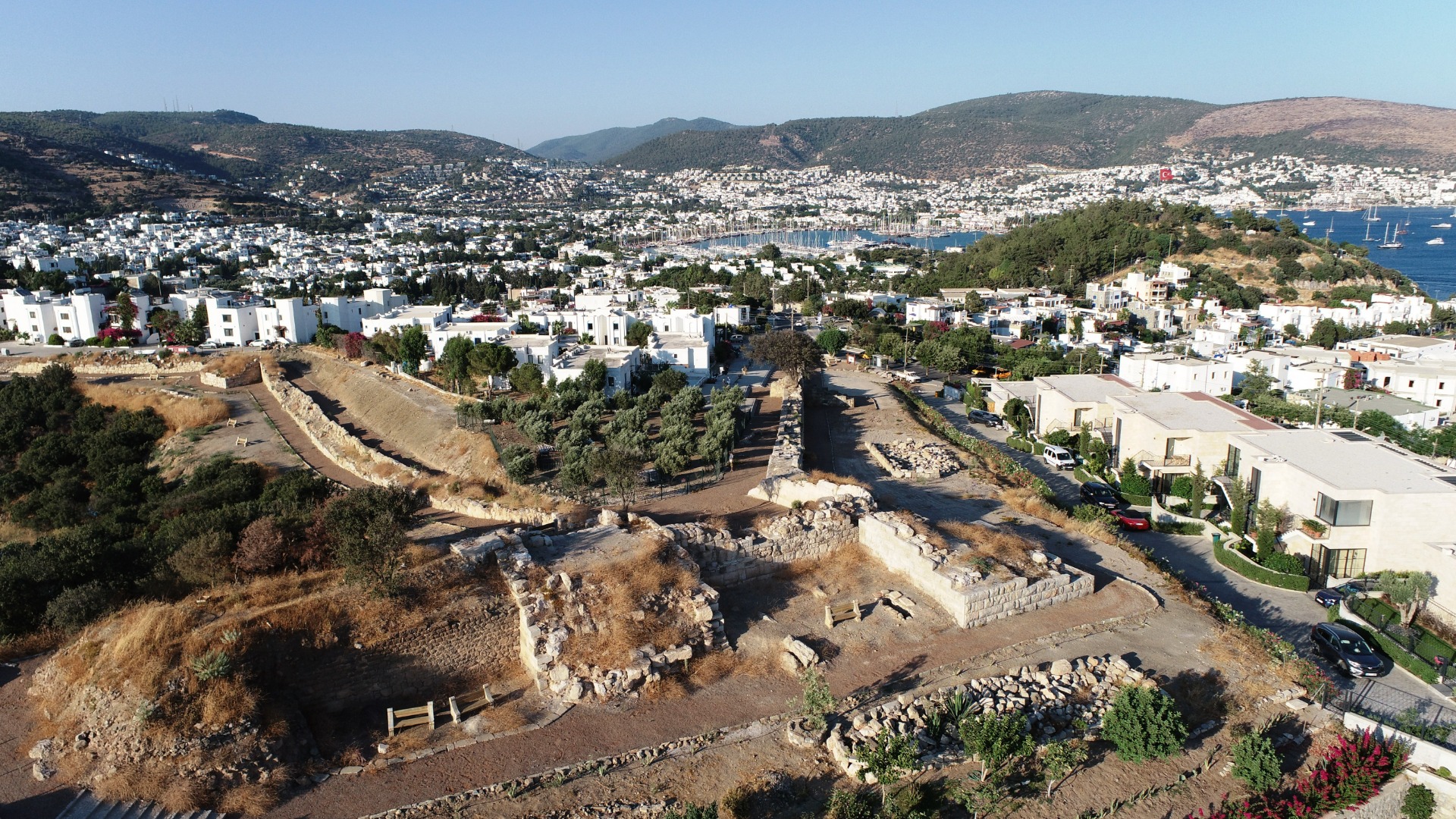 Antik Halikarnassos sur duvarları turizme kazandırıldı