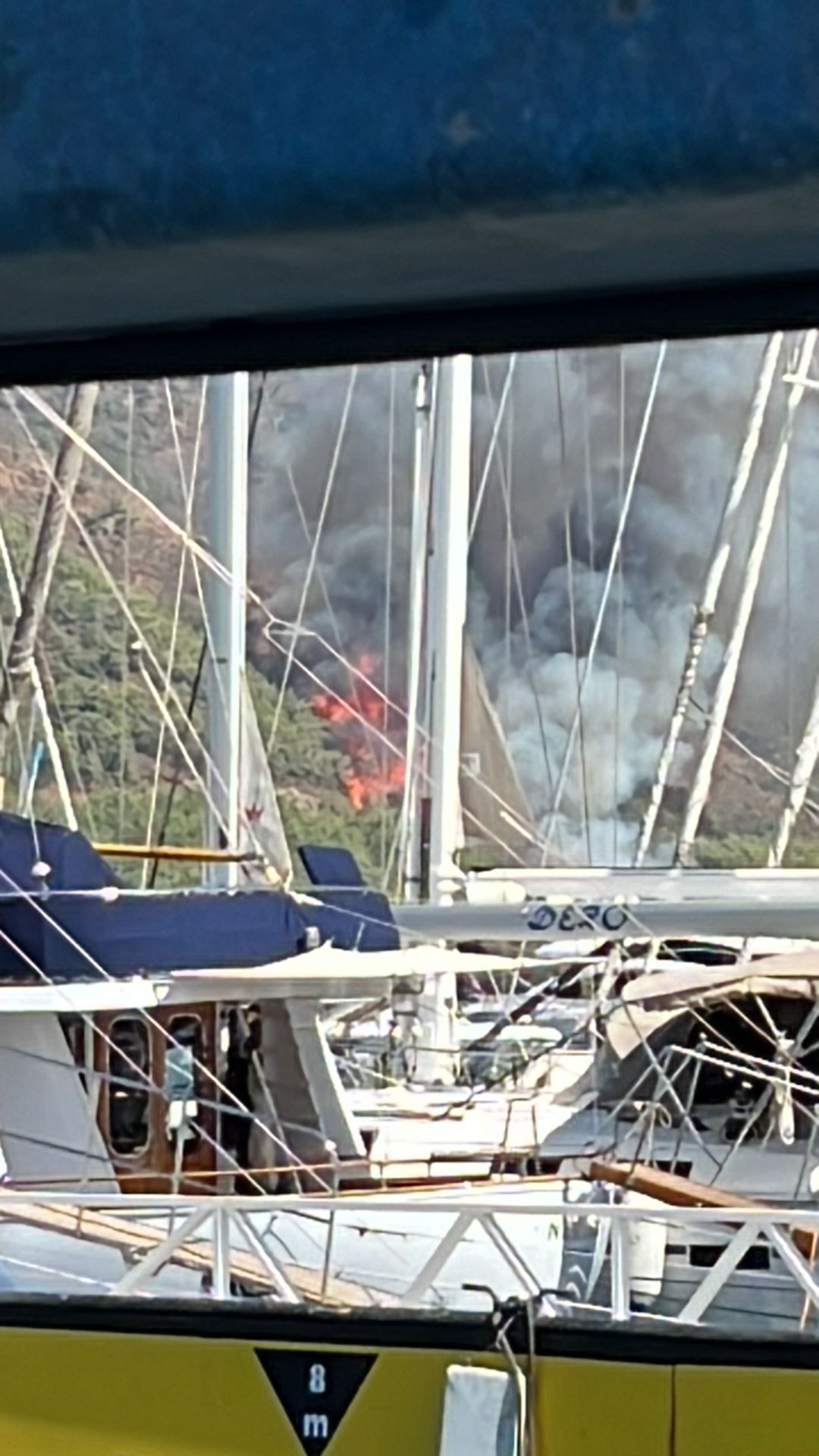 SON DAKİKA! Marmaris’te orman yangını! Yangına havadan ve karadan müdahale ediliyor 