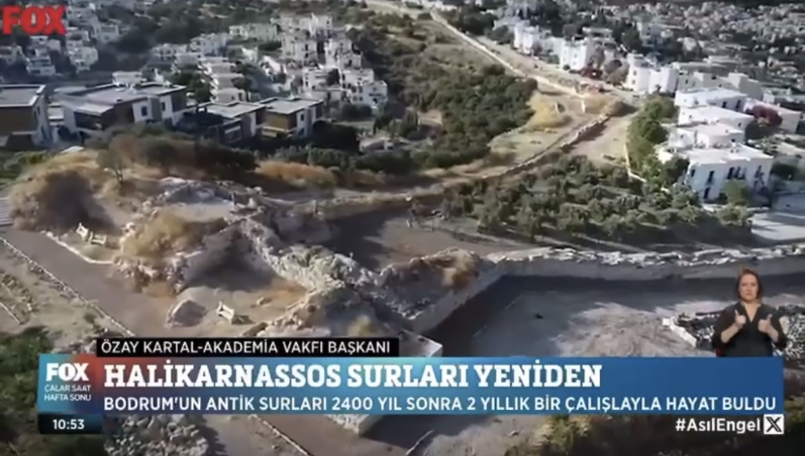 Aday Adayı Özay Kartal ‘Halikarnassos Sur Duvarları Projesi’ni anlattı 