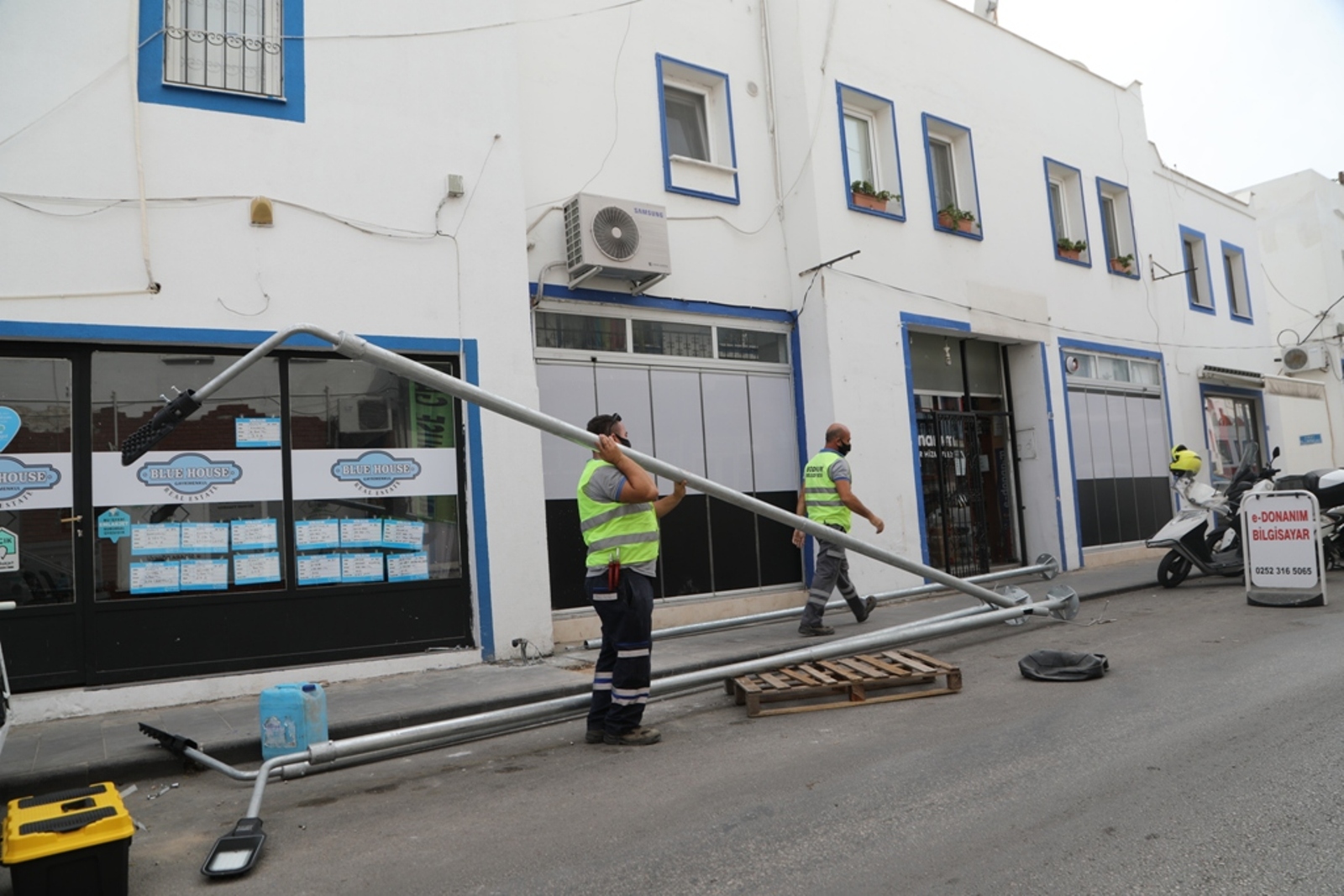 BODRUM SOKAKLARINA AKILLI AYDINLATMA