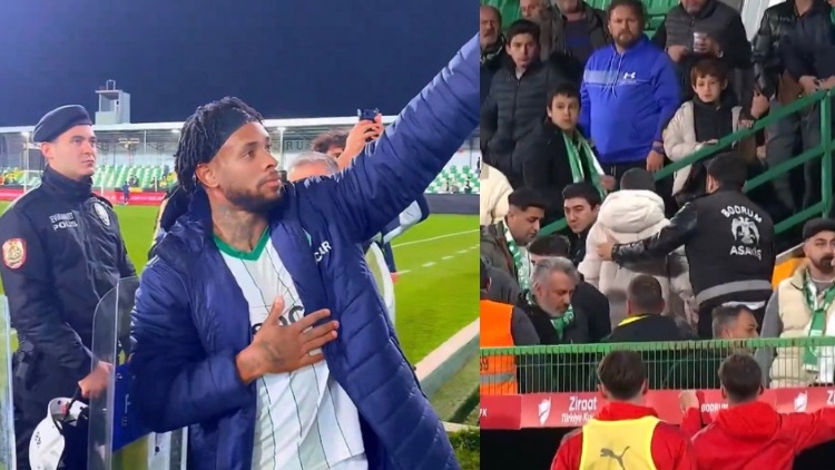 Bir ırkçı hadsizin hatasını Bodrumlu gençler düzeltti