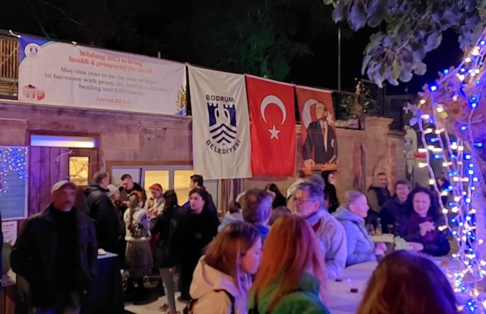 Bodrum'da uluslararası topluluğa yılbaşı kokteyli