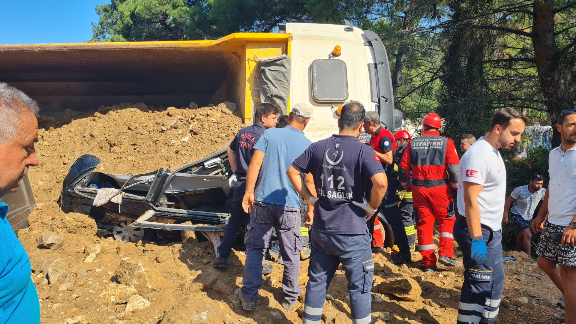 Bodrum'daki Feci Kazada 1 kişi öldü 2 kişi yaralandı 