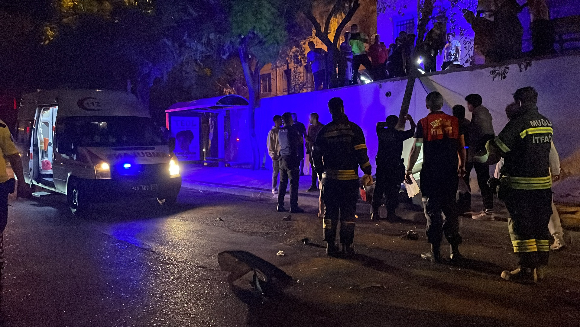 Bodrum’da feci kaza: 1 ölü, 2’si ağır 3 yaralı