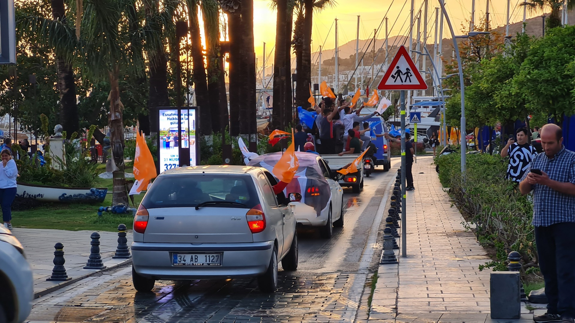 Bodrum’da seçim sonucu kutlandı