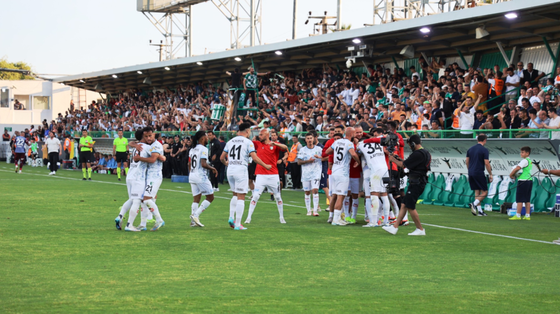 Trendyol Süper Lig: Bodrum FK: 1 - Trabzonspor: 0 (İlk yarı)