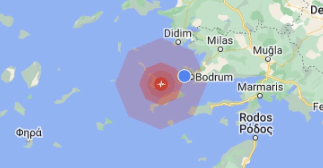 Bodrum’da art arda iki deprem!