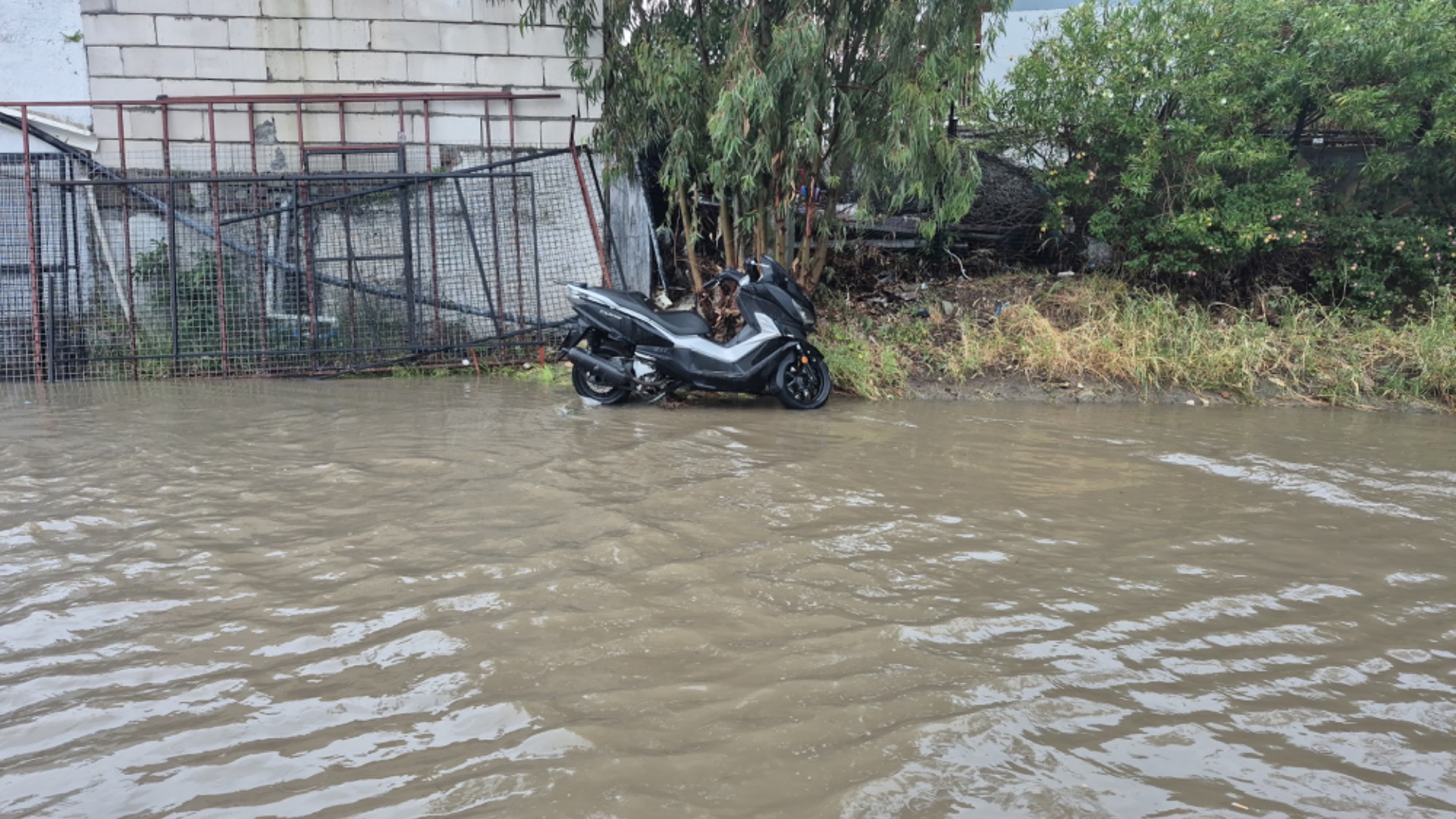 Bodrum’da sağanak yağış etkili oldu