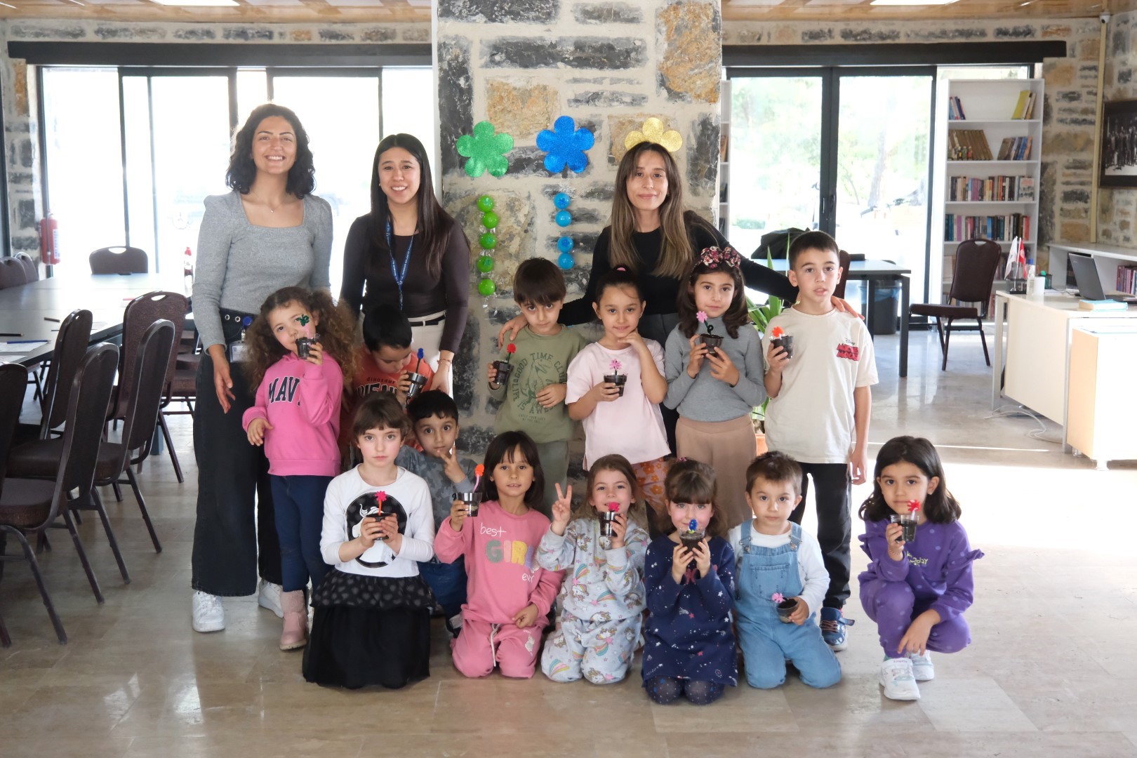 Belediyenin çocuk atölyelerinde eğlenceli etkinlikler