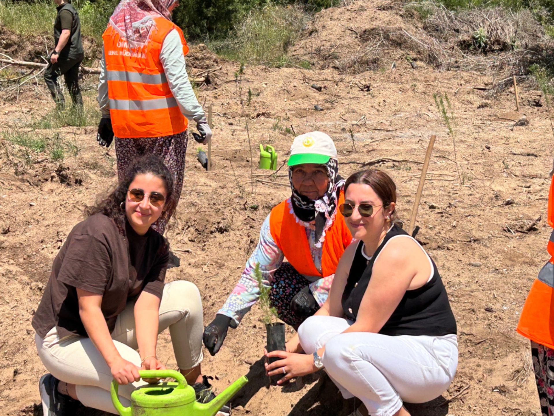 Bodrum’da fidanlar anneler için kök saldı