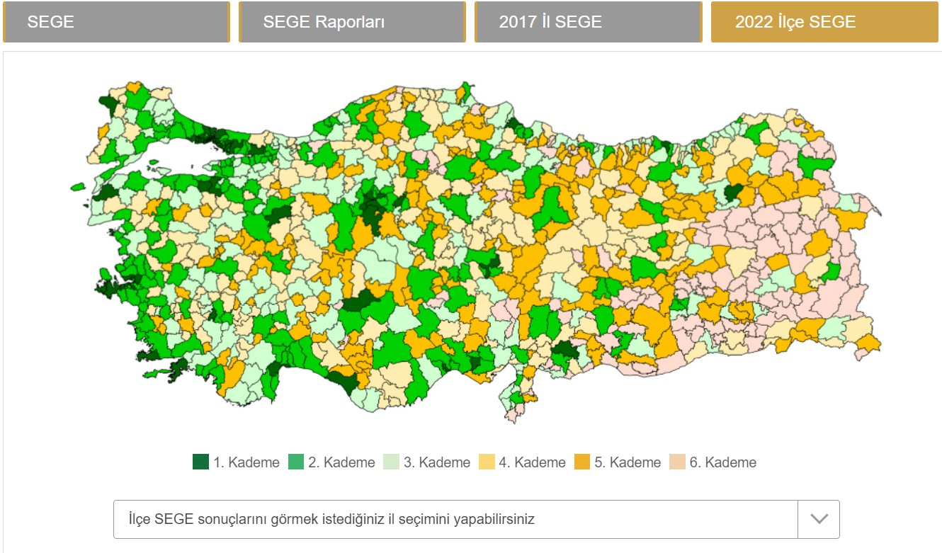 İLÇELERİN SOSYO-EKONOMİK GELİŞMİŞLİK SIRALAMASINDA “BODRUM” MUĞLA 1.’Sİ VE TÜRKİYE 25.’Sİ. OLDU 