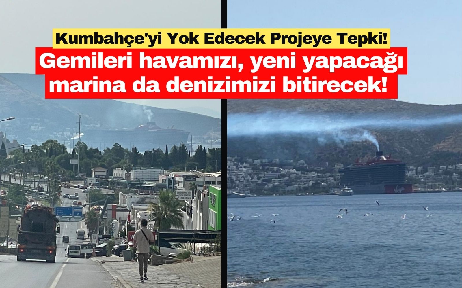 Gemileri havamızı, yeni yapacağı marina da denizimizi bitirecek! 