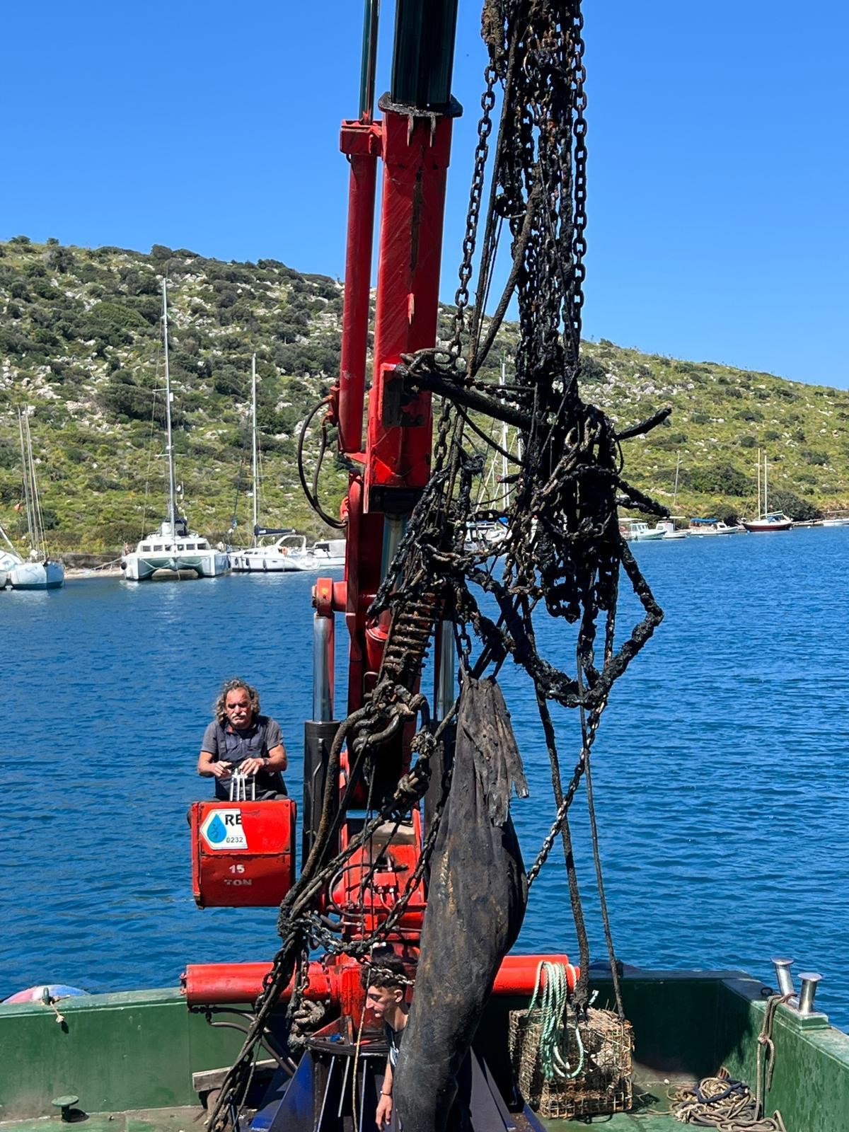 Myndos Antik Limanı’ndaki tonozlar kaldırıldı