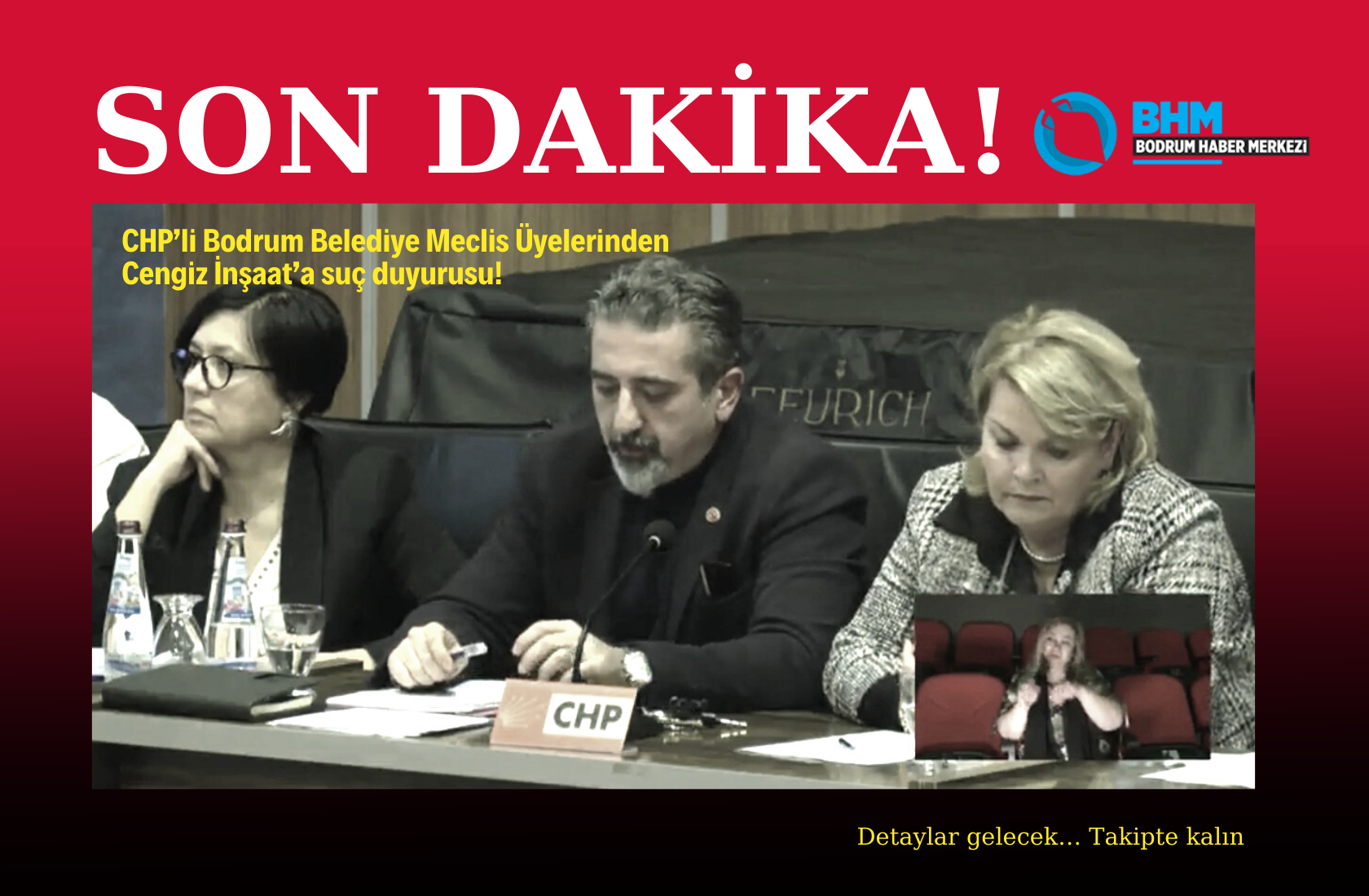 SON DAKİKA! CHP’li Bodrum Belediye Meclis Üyelerinden Cengiz İnşaat’a suç duyurusu! 